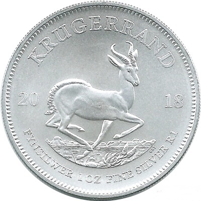 2018 1 oz Silver KRUGERRAND - First Year of Issue